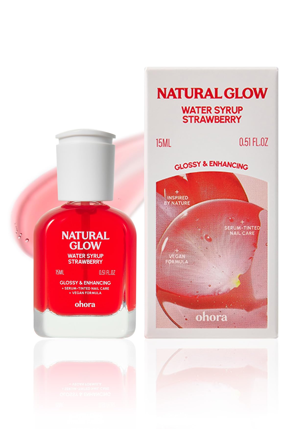 Amazon.com : ohora Natural Glow Water Syrup Nail Strengthener